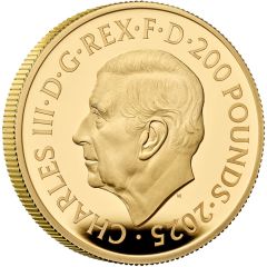 200 Pounds - Charles III Stories of the Second World War; Gold Proof