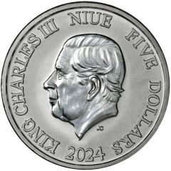 5 Dollars - Charles III Hawksbill Turtle