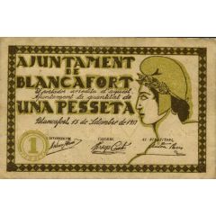 1 Peseta Blancafort