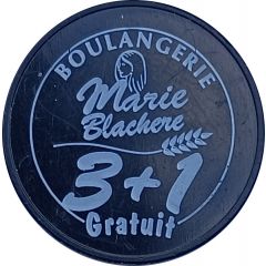 Jeton de chariot - Boulangerie Marie Blachère 3+1 gratuit