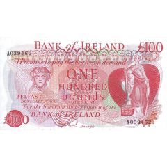 100 Pounds Bank of Ireland