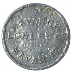 5 Cents - Savanne Lumber Co. Savanne, Ontario