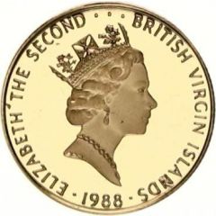 50 Dollars - Elizabeth II Spanish Colonial Gold Coin