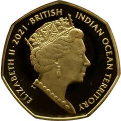 50 Pence - Elizabeth II Father Christmas, Gold