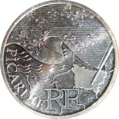 10 Euros Picardy, 1st type