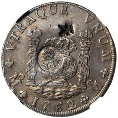 8 Reales - Isabella II Countermark on Mexico 8 Reales