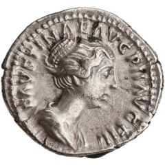 Denarius - Faustina the Younger PVDICITIA, Pudicitia