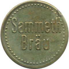 1/2 Liter Bier Sammeth Bräu, Weidenbach