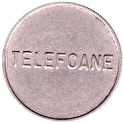 Telephone Token - Telefoane Control 27 mm, small letters