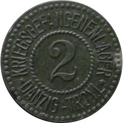 2 Pfennig - Danzig-Troyl Kriegsgefangenenlager