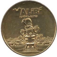 Jeton touristique - Monnaie de Paris - Walibi Rhône-Alpes - Tiki Academy