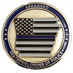 Challenge Coin - Arkansas Fraternal Order of Police