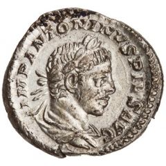 Denarius - Elagabalus P M TR P IIII COS III P P, Providentia