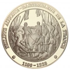 Medal - L’Histoire de France Philippe II Auguste