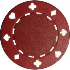 Poker Chip Red/White