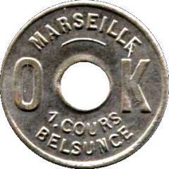 Token - OK 1 Cours Belsunce Marseille