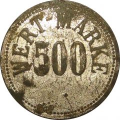500 Pfennig Wert-Marke