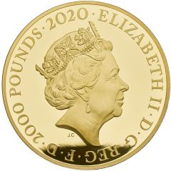 2000 Pounds - Elizabeth II The Three Graces, Gold Proof