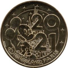 Jeton touristique - Monnaie de Paris - Disneyland Paris 2021
