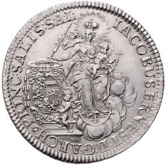 1 Thaler Madonna - Jakob Ernst von Liechtenstein