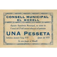 1 Peseta El Morell