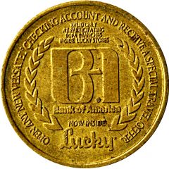Token - Bank Of America Lucky Stores