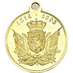 Medal - 17. Mai 1893 Unionsmedalje