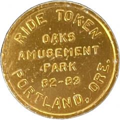 Token - Oaks Amusement Park Portland, Oregon