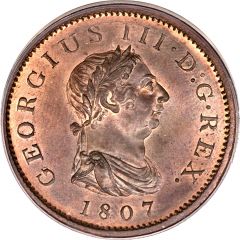 1/2 Penny - George III 4th issue