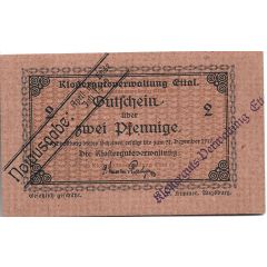 2 Pfennig Klostergutsverwaltung Ettal