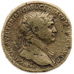 Sestertius - Trajan S P Q R OPTIMO PRINCIPI S C ARAB ADQ, Arabia