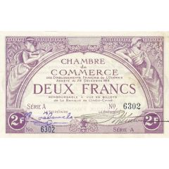 2 Francs Chambre de Commerce
