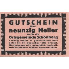 90 Heller Schönberg