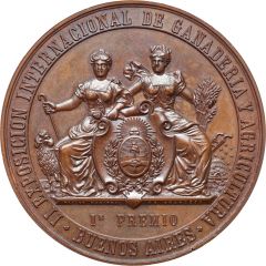 SOCIEDAD RURAL ARGENTINA - Primer premio - BUENOS AIRES - 1890