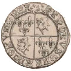Gold Ecu with sun of Dauphine - Charles VIII 3rd type