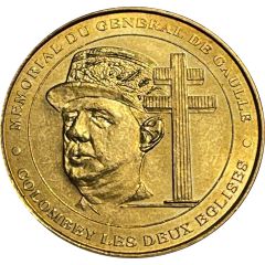 Monnaie de Paris Tourist Token - Colombey les Deux Eglises Mémorial Général de Gaulle