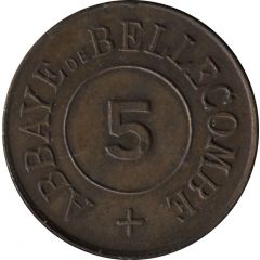 5 centimes - Abbaye de Bellecombe - Lyon [69]