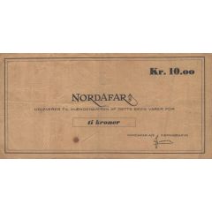 10 Kroner Nordafar A/S