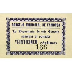 25 Céntimos Famorca