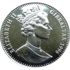 1 Crown - Elizabeth II Mefusot Yehuda Synagogue