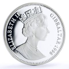 1 Crown - Elizabeth II Chinese Junk, Silver Proof