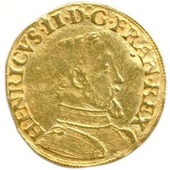 Henri d`or - Henri II et successeurs 1er type , 3e buste