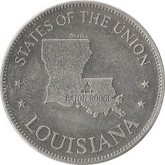 Token - Shell’s States of the Union Coin Game, Version 1 Louisiana