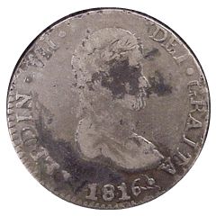4 Reales - Fernando VII Durango - Royalist coinage