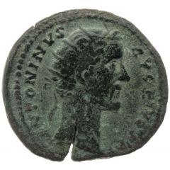Dupondius - Antoninus Pius AEDE DIVI AVG REST COS IIII S C