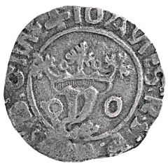 Vintém `P-O` – João III Porto mint