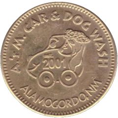 Carwash Token - A.`r M. Car and Dog Wash Alamogordo, New Mexico