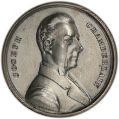 Medal Visit to South Africa; silvered bronze