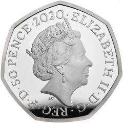 50 Pence - Elizabeth II The Snowman, Silver Proof