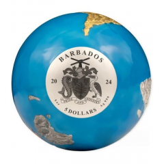 5 Dollars Blue Marble Multicolored Planet Earth